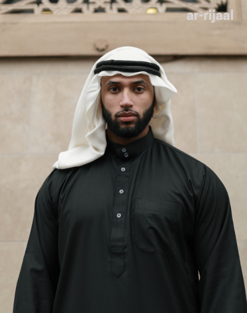 Black Collared Thobe