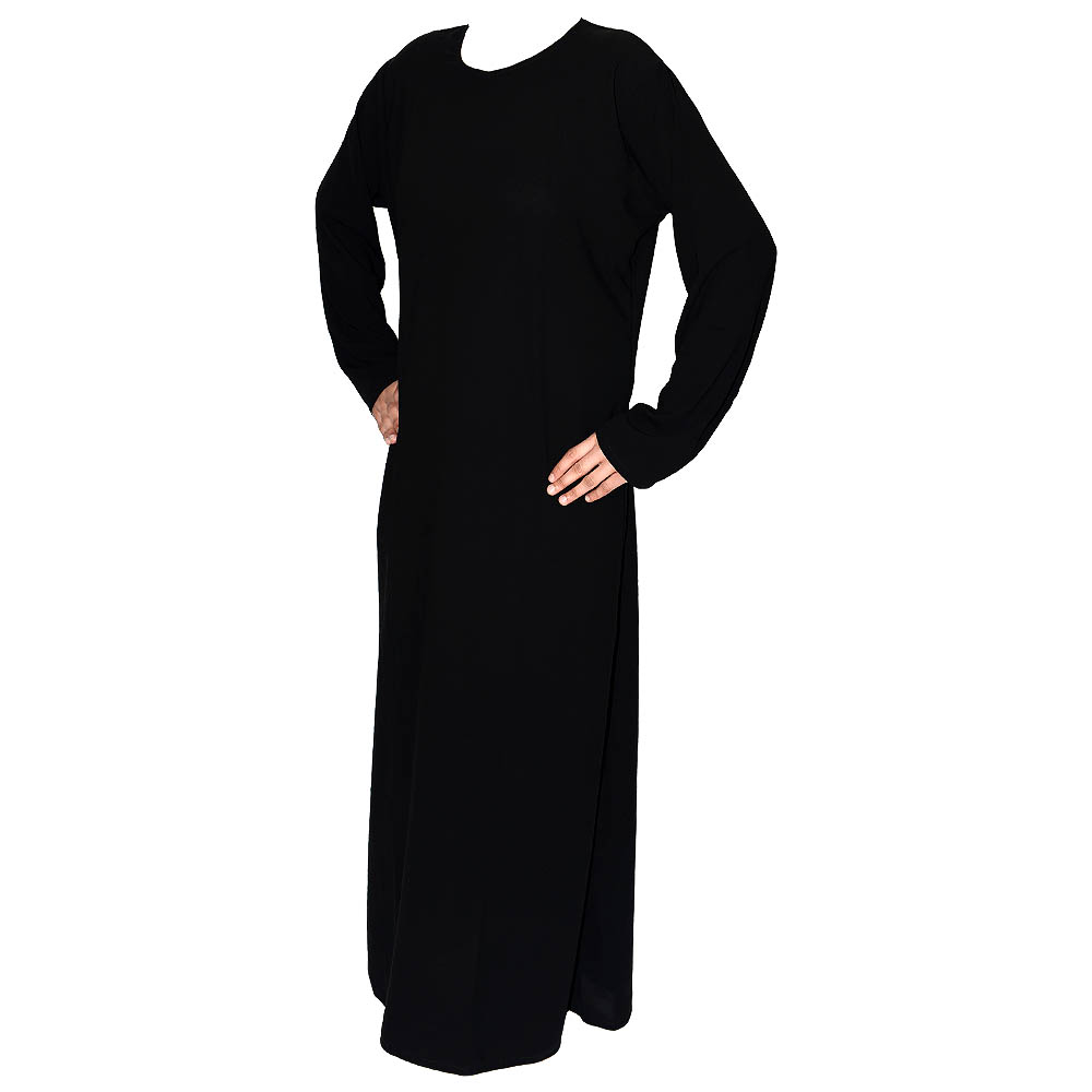 Women's Black Plain Abaya Jilbab