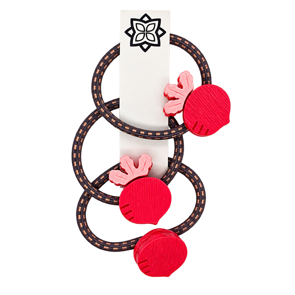 Red - 3 X Turnip hairband