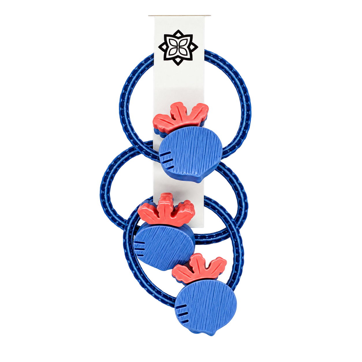 Blue - - 3 X Turnip hairband