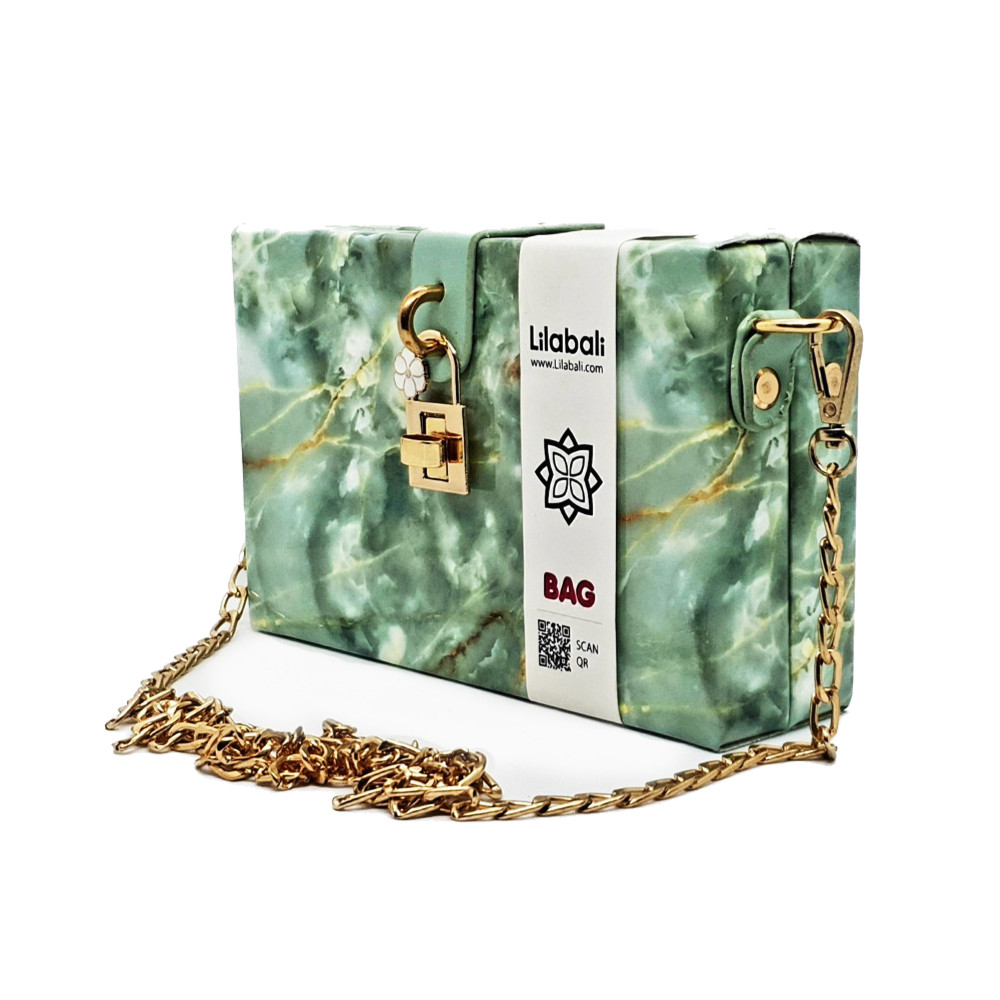 Square Marble Pattern Bag