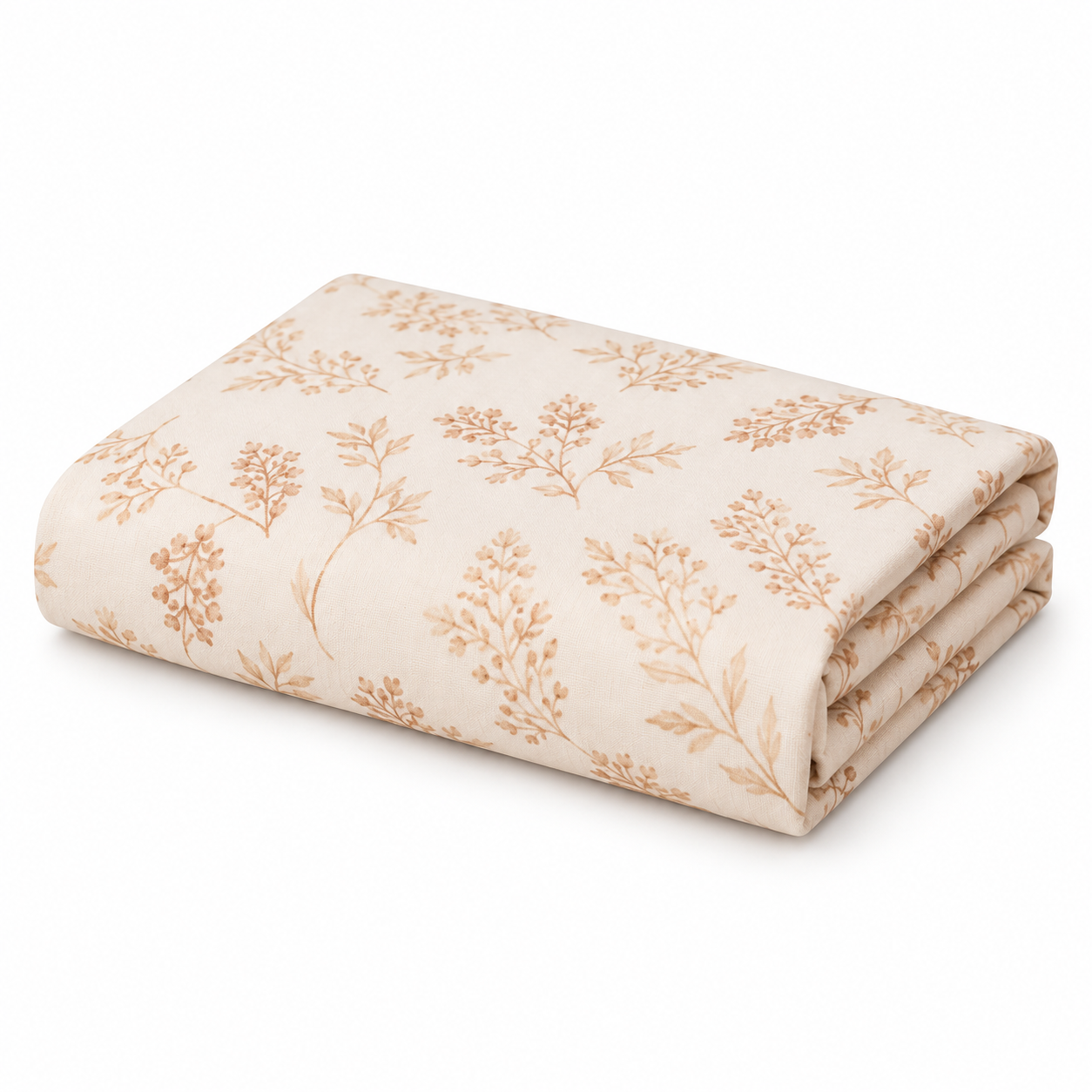 Cream Floral Bedsheet Set