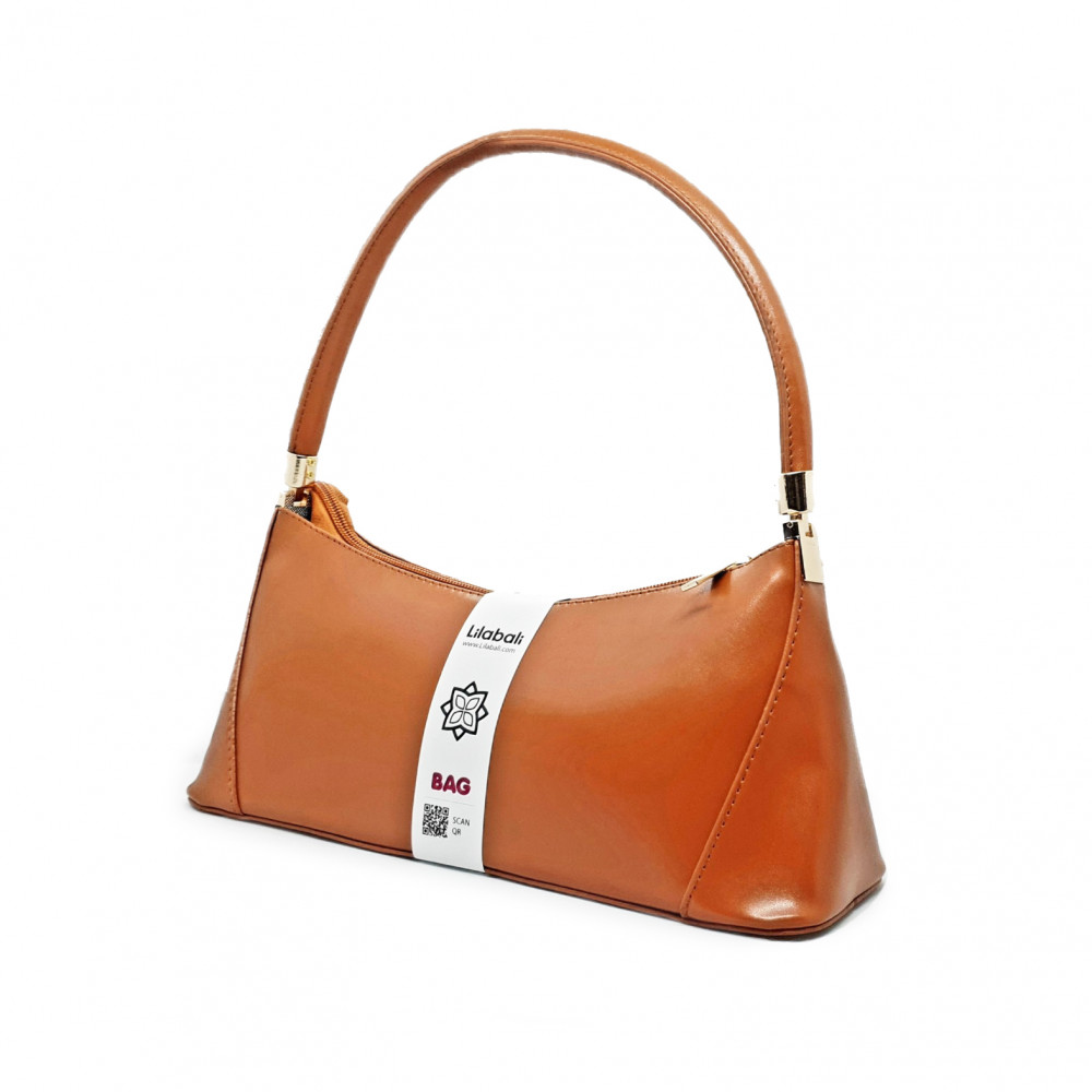 Brown French Bread Retro Wide Shoulder Bag