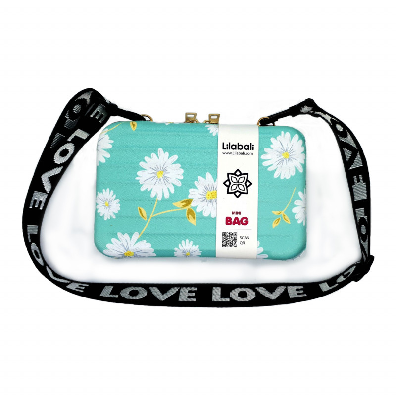 Pastel Daisy Flower Cross Body Bag