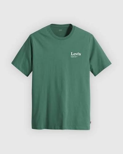 Green Levi's Crew Neck T-Shirt